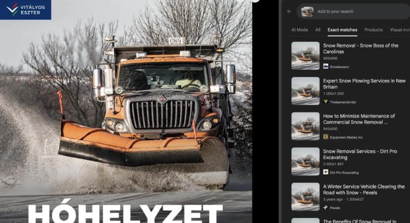 Nem Magyarországon készült hókotrós fotókkal bizonygatja rátermettségét a kormány