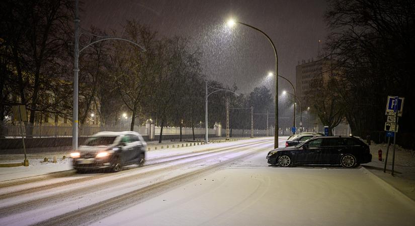 Hóhelyzet: Hajdú-Biharra csak elsőfokú figyelmeztetés van érvényben