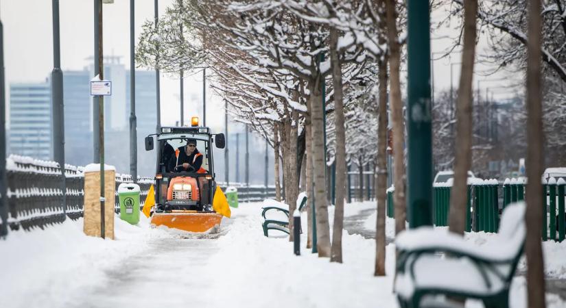 Hófúvás miatt másodfokú riasztást adtak ki, mutatjuk, hol