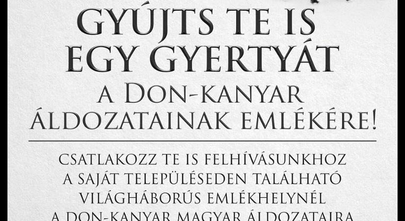 Gyújtson gyertyát a Don-kanyar áldozatainak emlékére!