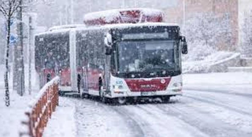 Hóhelyzet: minden buszjárat elindult Kaposváron