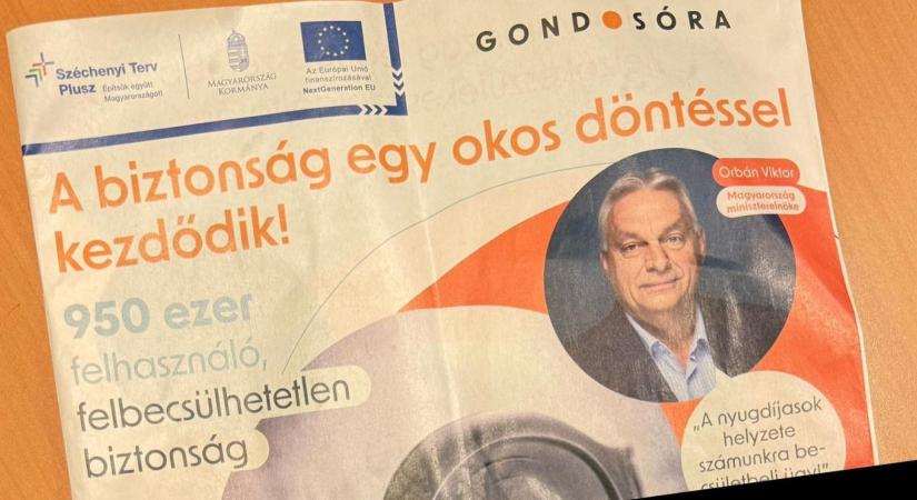 A gondosórát is bevetik a kampányban, Orbán arcképével küldenek lapot az időseknek