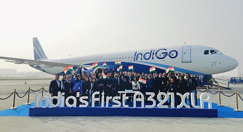 Átvette India első A321XLR repülőgépét az Indi Go