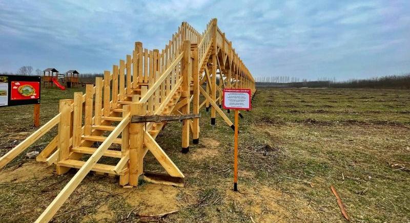 Gyanúsítottként hallgatták ki a polgármestert, aki kivágott erdő helyén épített lombkoronasétányt