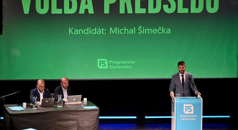 Tisztújításra készül a PS, Šimečka újrázni akar