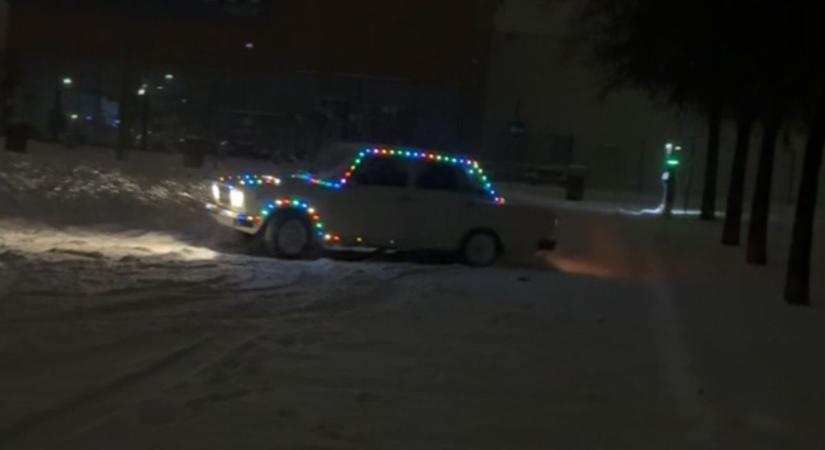 Ladával az élet csupa vidámság télen