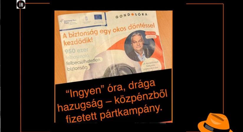 Miért éppen a gondosórát ne használnák a piszkos kampányban?