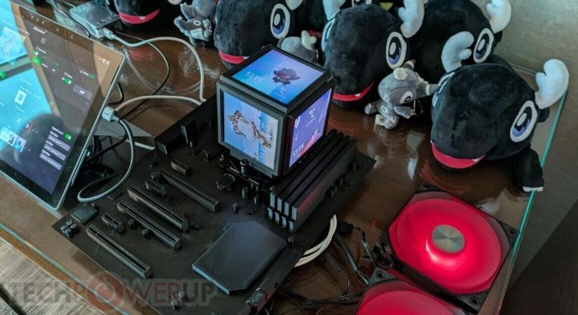Három darab LCD kijelzővel ellátott processzorhűtőt villantott a BitsPower