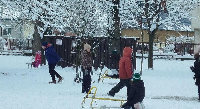 Tél az udvaron – Mozgás, játék, vidámság a Körzetiben