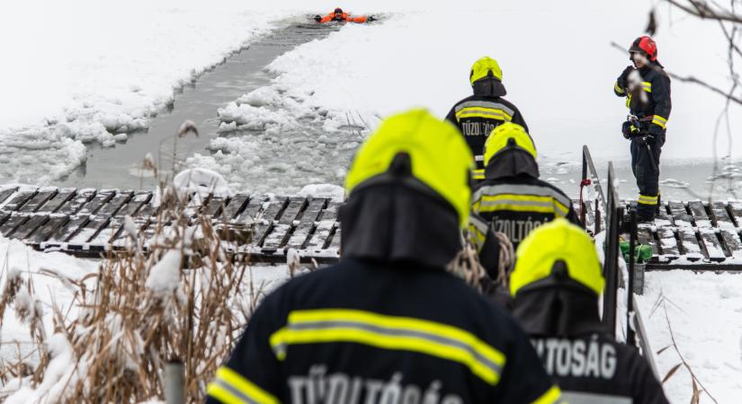 Katasztrófavédelem: A „Tilos a jégre menni!” felirat nem figyelmeztetés, hanem tiltás!