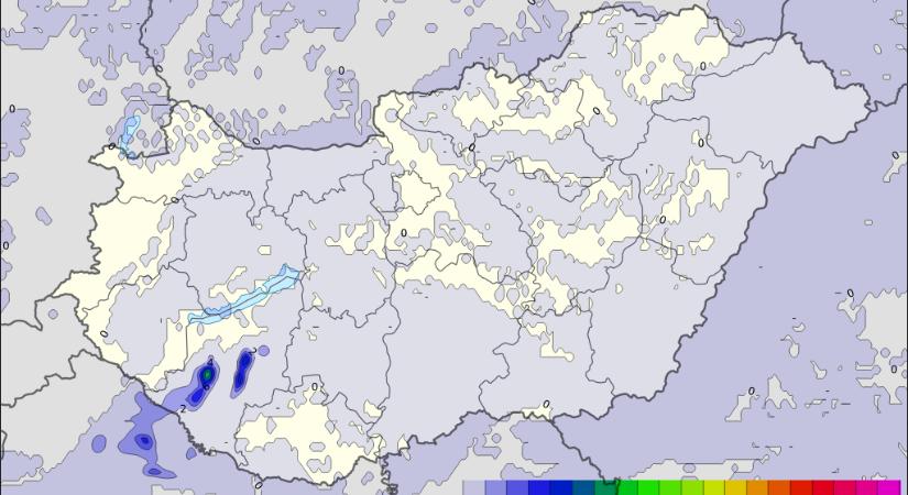 Térképen mutatjuk, merre lehet ónos eső pénteken, óráról órára
