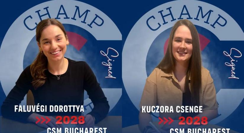 Faluvégi Dorottya és Kuczora Csenge a CSM Bucuresti-be szerződött