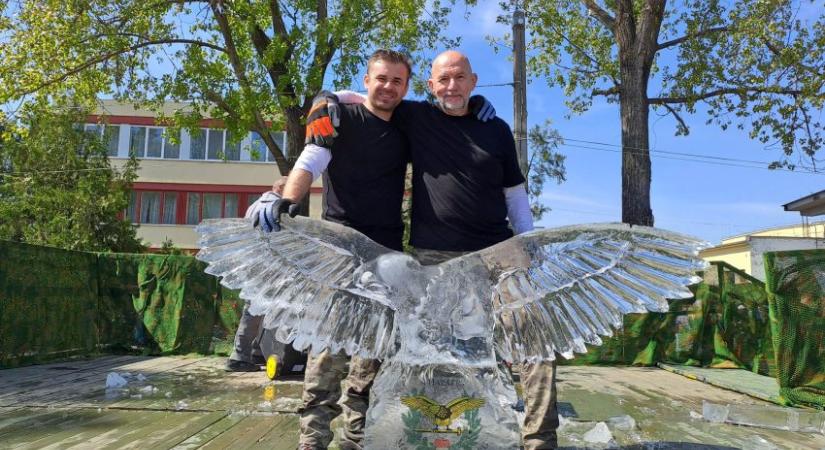 Magyarország egyetlen jégszobrásza Hódmezővásárhelyen