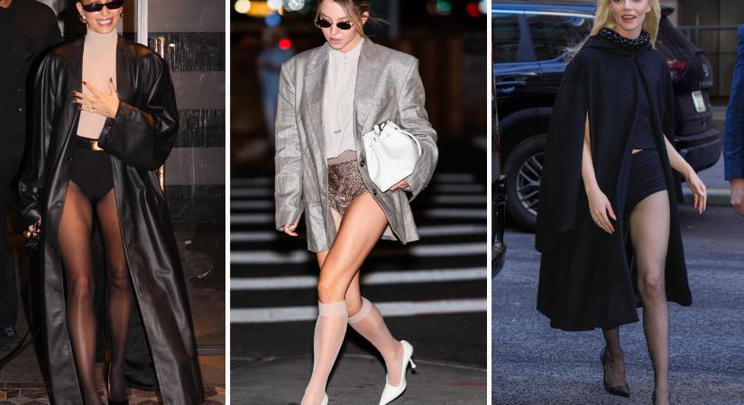 Carrie Bradshaw indította el, a sztárok pedig újraértelmezték: hódít a nadrág nélküli trend