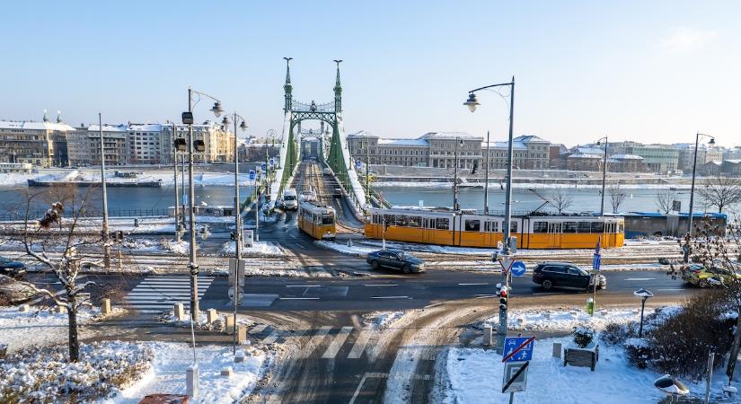 Figyelem! Pénteken csúszós utakra kell számítani