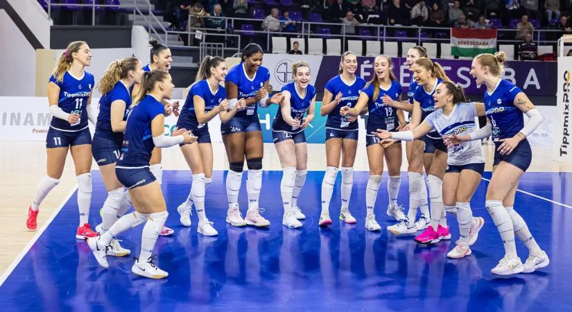 Női röpi CEV-kupa: Szettgyőzelemre futotta a Békéscsabának