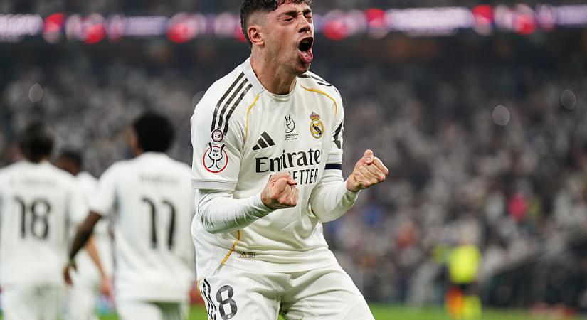 Bődületesen nagy gólt rúgott Fede Valverde az Atlético Madridnak