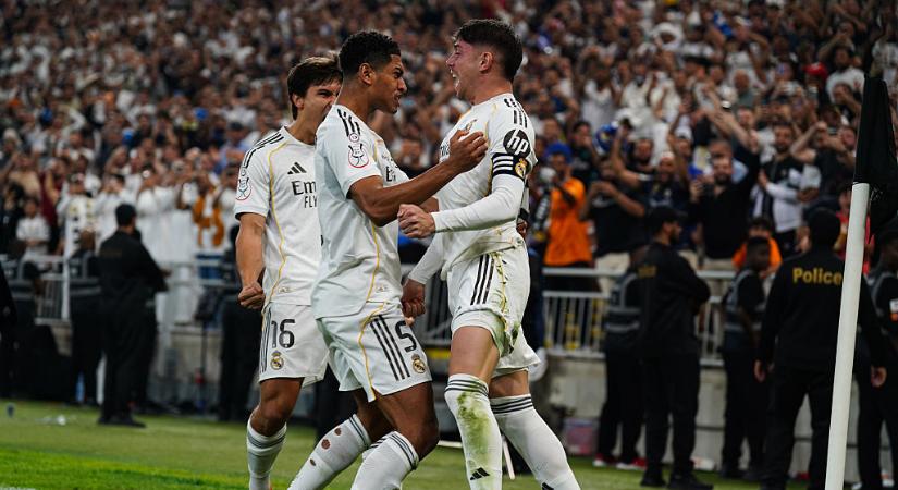 Spanyol Szuperkupa: Valverde és Rodrygo villanása döntött a Real Madrid javára az Atlético Madrid ellen – videóval