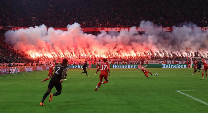 Tízezer szurkolót kitiltott a BL-meccsről a Bayern München