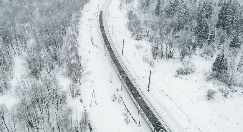 Lecsapott a következő havazási hullám Magyarországon – azonnali bejelentést tett a MÁV