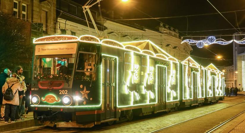 Kilencedszer is Európa legszebbje lett a miskolci adventi villamos