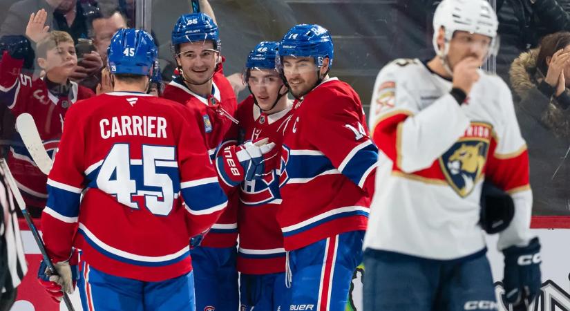 NHL: hat gólt kapott Montrealban a címvédő Florida