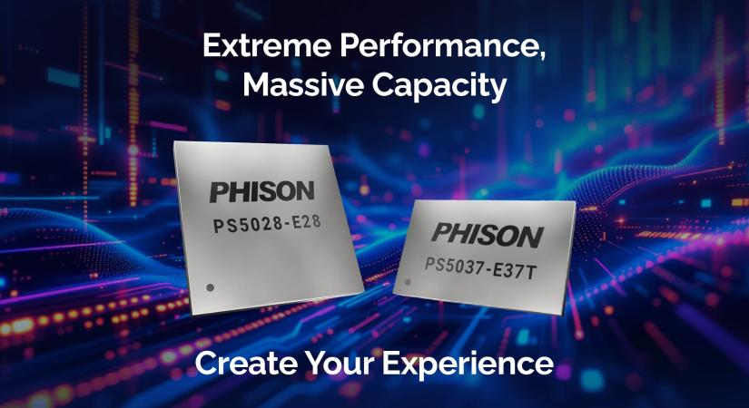 A Phison új SSD vezérlőjével költséghatékony és gyors, ugyanakkor alacsony fogyasztás mellett működő SSD-k készülhetnek
