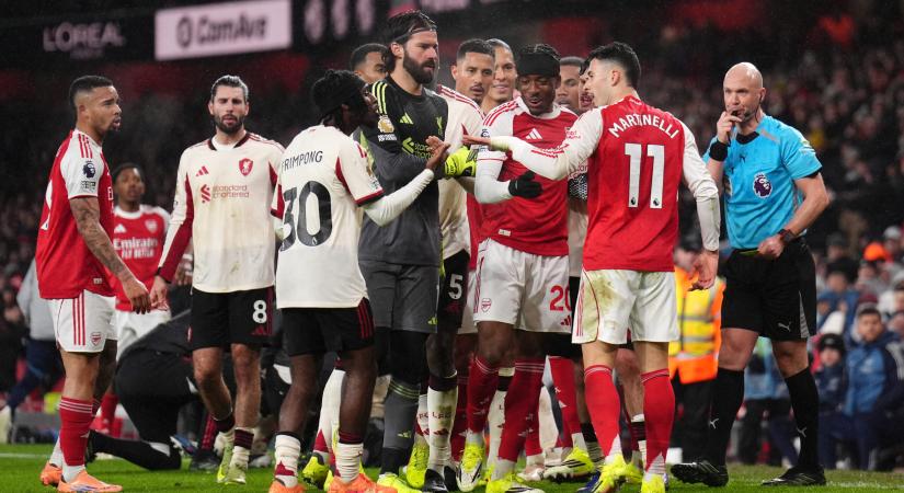 Megszólalt az Arsenal sztárja a Liverpool elleni lökdösődés után