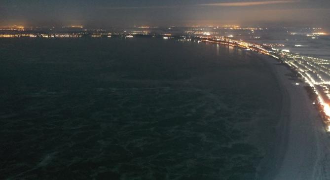 Jégpáncél borította be a Balatont