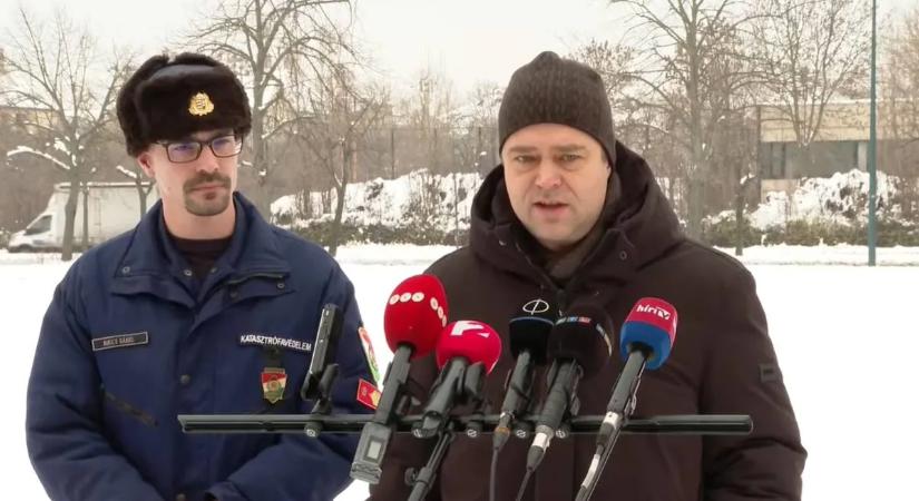 Rendkívüli sajtótájékoztatót tartott az Operatív Törzs a hóhelyzetről