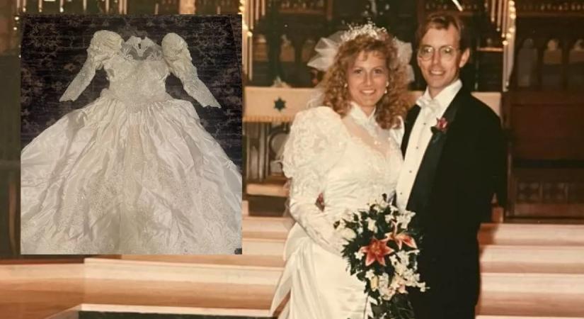 30 év után vette elő a menyasszonyi ruháját a nő: megrémült, amikor meglátta