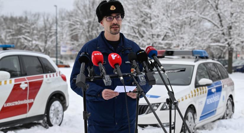 Operatív törzs: ónos eső miatti riasztás esetén senki ne induljon útnak se járművel, se gyalog!