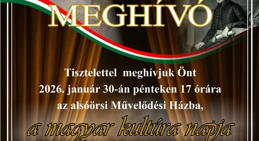 Magyar kultúra napja 2026 Alsóörs
