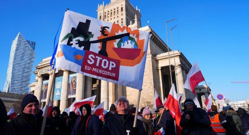 Megindultak a lengyel gazdák Varsóba – nem csitulnak az indulatok a Mercosur-egyezmény kapcsán