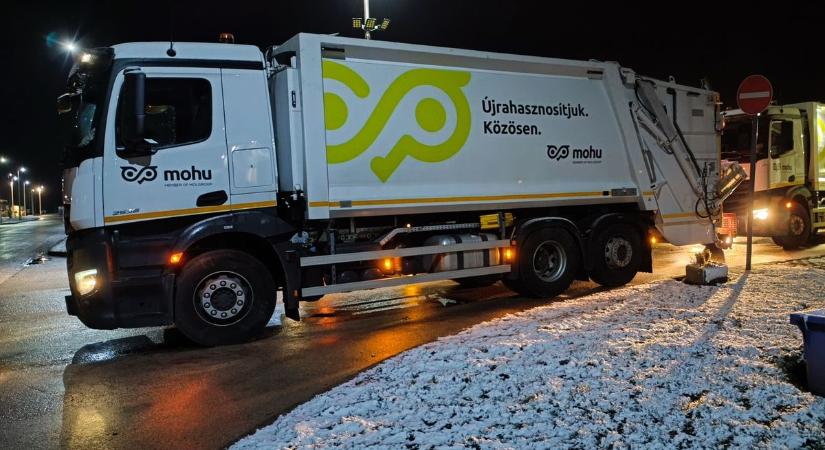 A szombati munkanapon is érkezik a kukásautó