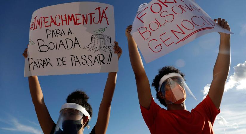 Már egykori szavazói is Jair Bolsonaro távozását követelik Braziliában