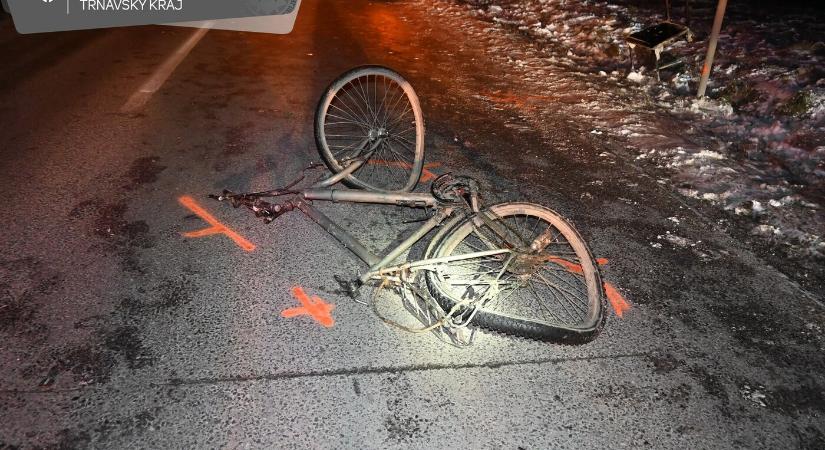 Kerékpárost gázolt egy autó Tallós és Pozsonyeperjes között