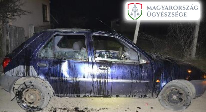 Saját autóját akarta felgyújtani