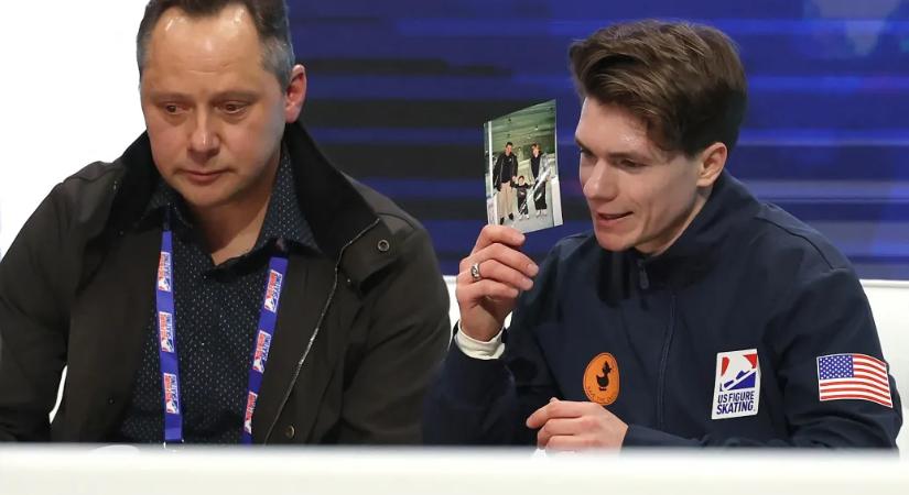 A washingtoni repülőgép-balesetben meghalt szüleire emlékezett egy műkorcsolyázó az amerikai bajnokságon