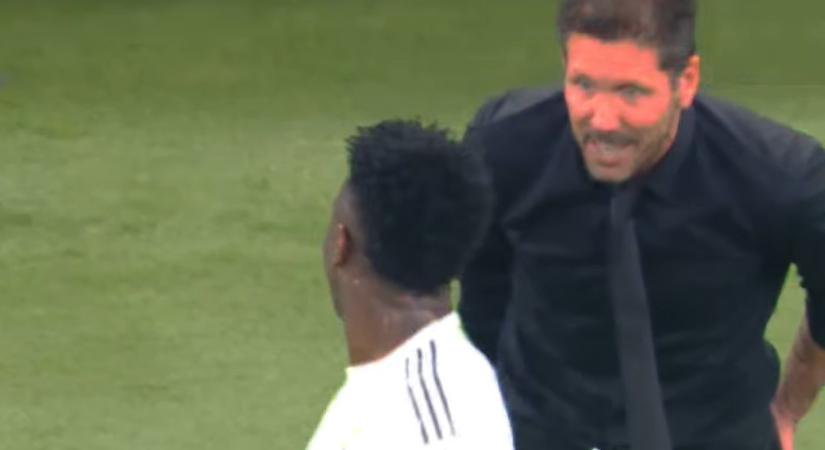 Csak pislogunk, milyen háború zajlott Vinícius Jr. és Diego Simeone különmeccsén