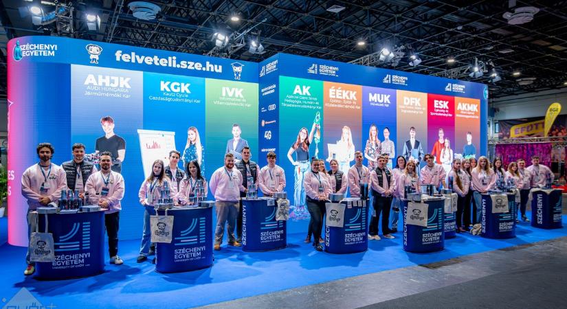Népszerű a Széchenyi István Egyetem az Educatio Kiállításon