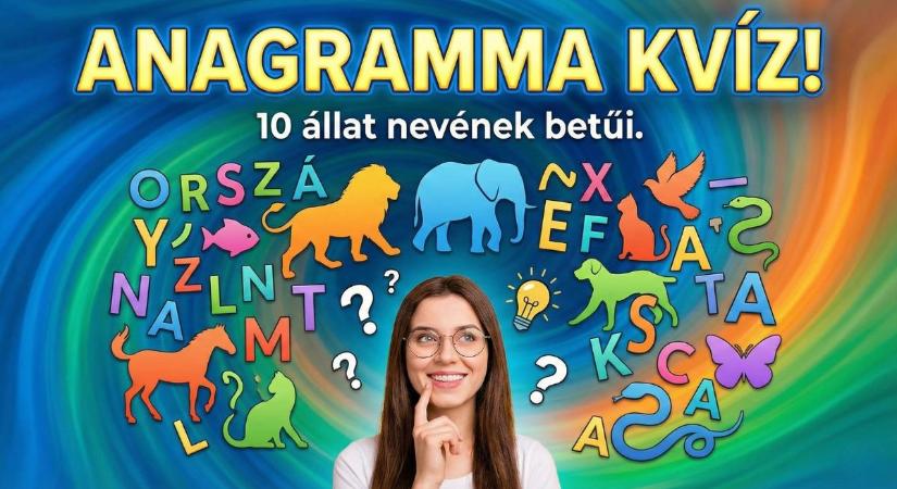 Anagramma kvíz: 10 összekevert állatnév – Kitalálod mindet segítség nélkül?