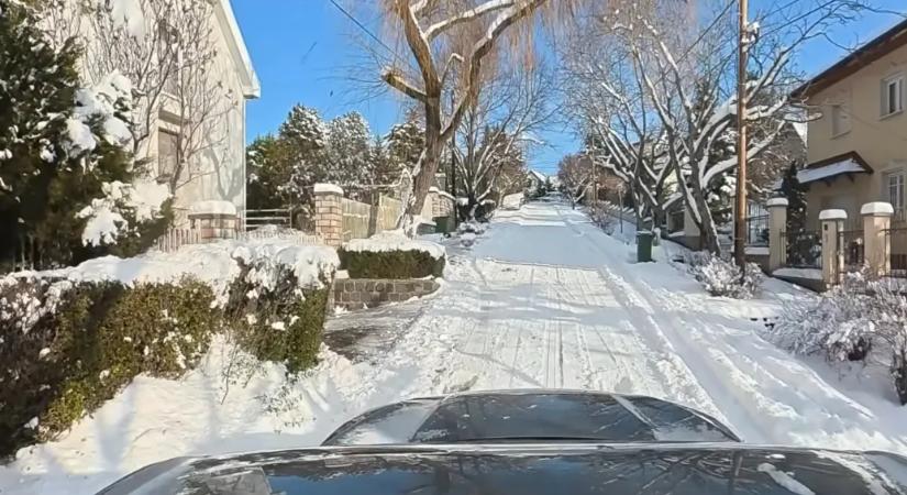 Így vezet az autósoktató a csúszós utakon