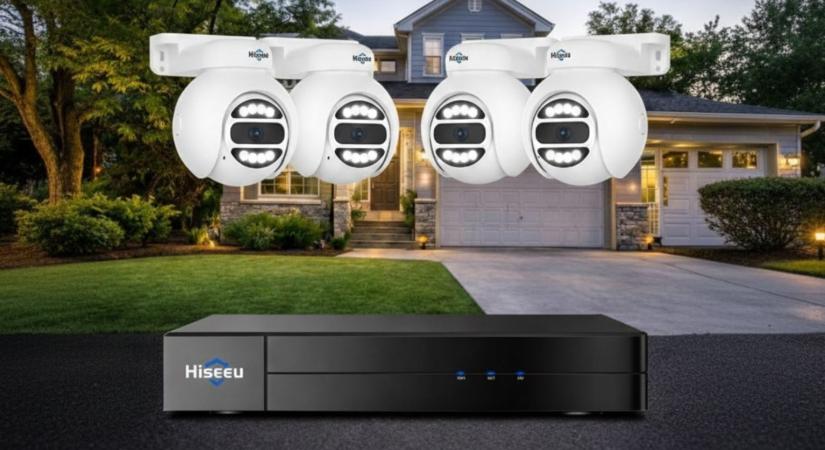 Teljes körű védelem okosan – Itt a Hiseeu AI-követéssel ellátott kamerarendszere