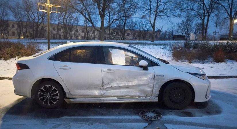 Hatalmasat csattant az Esztergomi "driftbajnok"