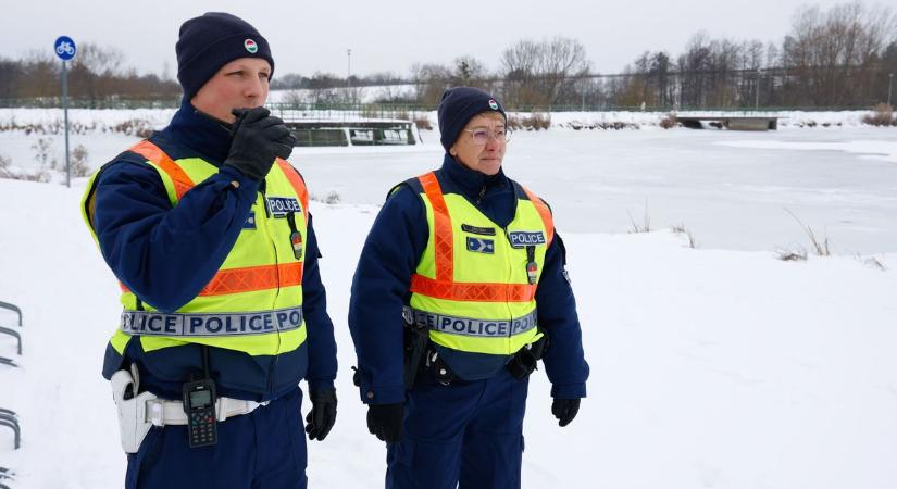 Jégre lépni életveszélyes és tilos! Nem a rendőrök miatt: a biztonságunk a tét (galéria, videó)