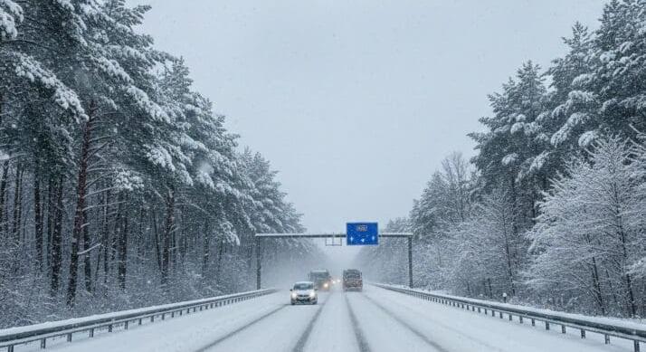 Fehér fogságban az ország – Vörös riasztás, kamionstop és rekordhideg bénítja a közlekedést