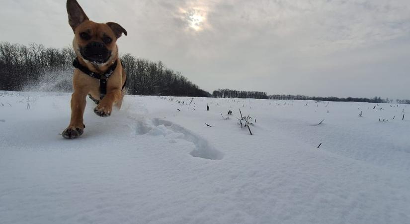 Estétől kisebb havazás
