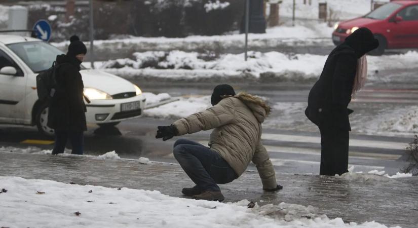 Ilyen az ónos eső, ha rendesen betakarja az országot – galéria