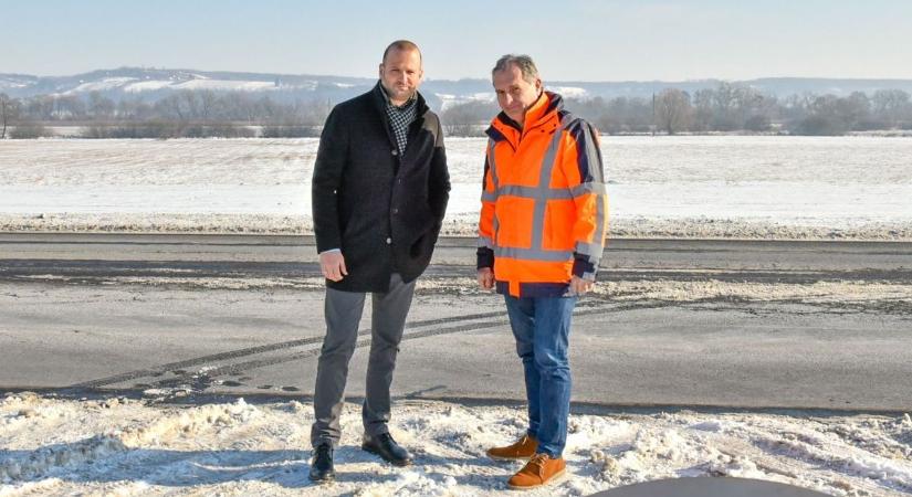 Szemle a zalai falvakban - a hóhelyzetet mérte fel Nagy Bálint képviselő